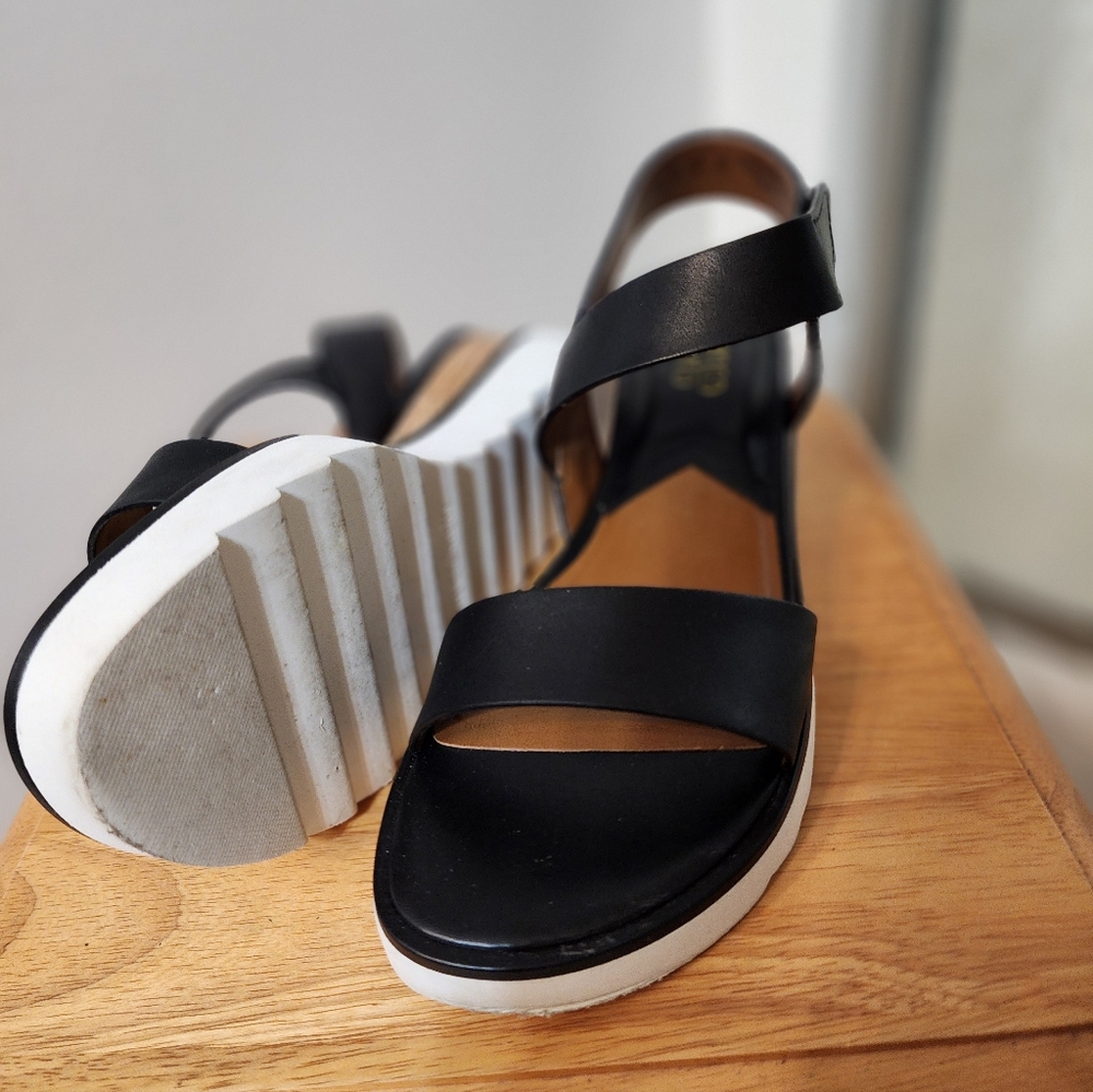 Elegant Franco Sarto Black Women's Sandals